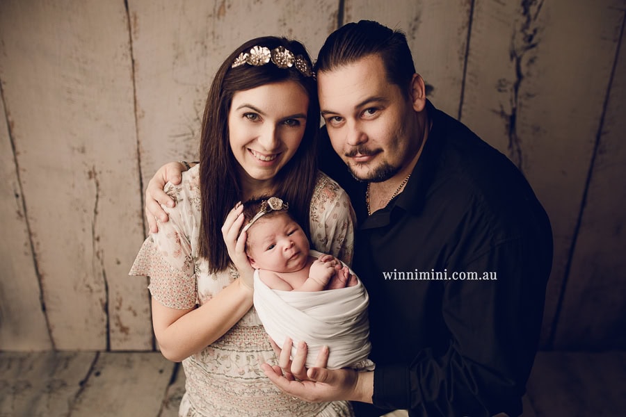 newborn baby family photographer gold coast brisbane babies