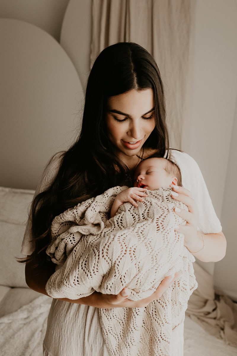 Newborn baby pregnancy family photographer gold coast baby shower